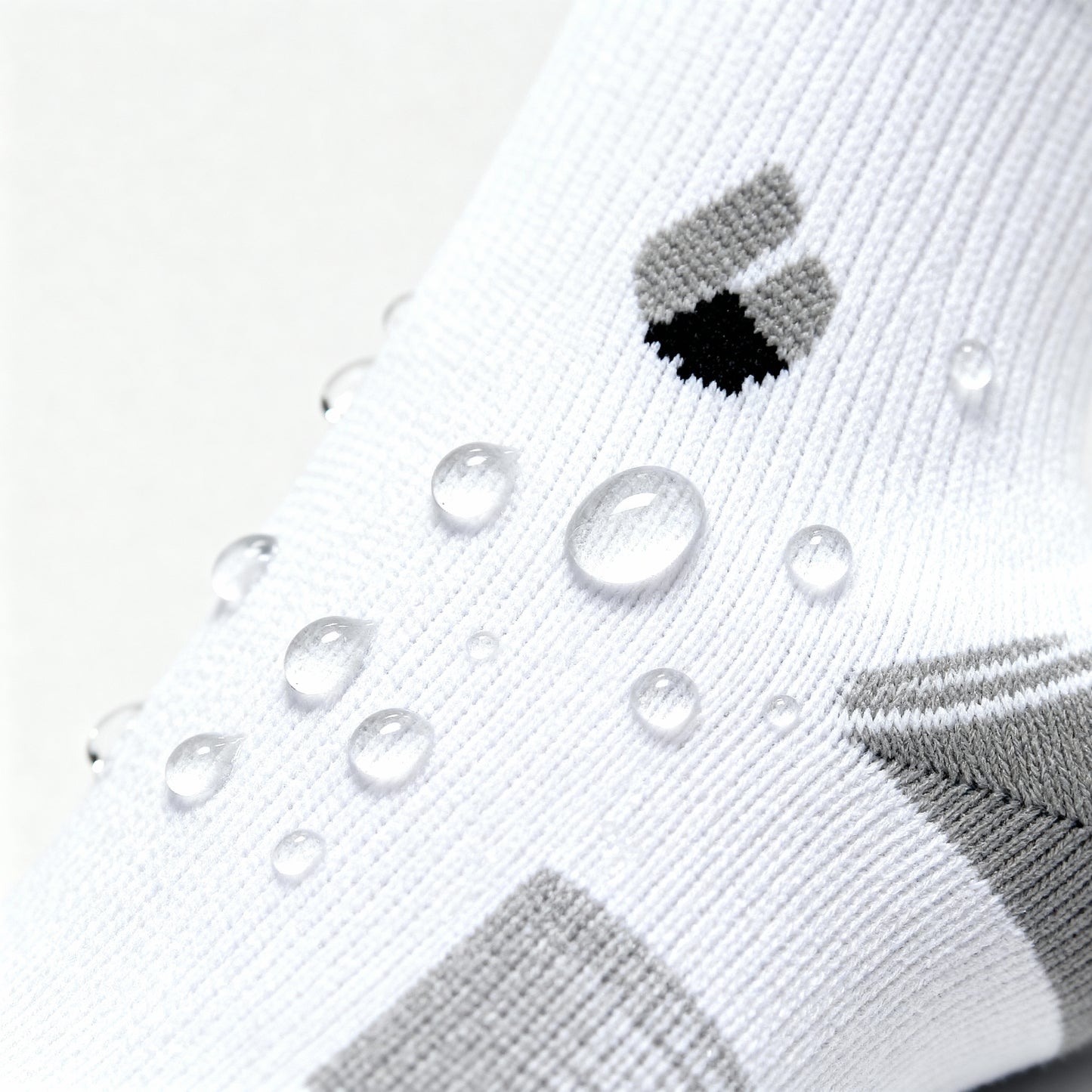 Running Socks Ankle White/Grey