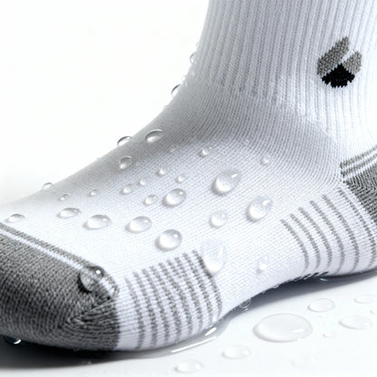 Running Socks Ankle White/Grey